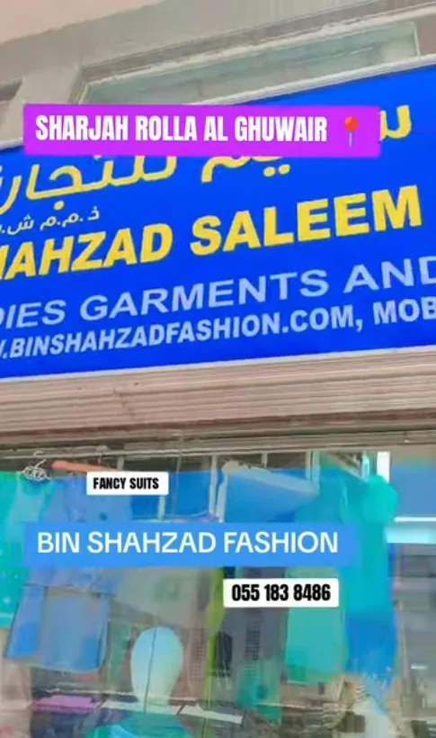 Pakistani fashion inspiration from Bin Shahzad Fashions