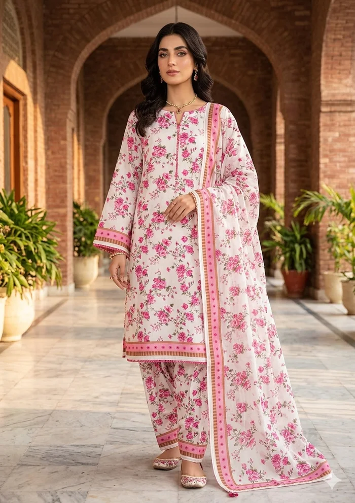 Floral Signature Set Pakistani outfit
